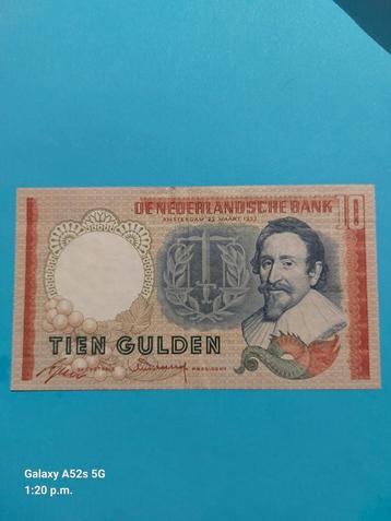 10 gulden 1953 Hugo de Groot in PR- variant PL45b1 beschikbaar voor biedingen