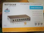 ProSAFE Unmanaged Plus Switch - GS108E - 8 Gigabit Ethernet, Computers en Software, Netwerk switches, Ophalen of Verzenden, Zo goed als nieuw