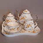 Serail Sphinx Rozendaal dienblad theepotje kop melk suiker, Ophalen of Verzenden