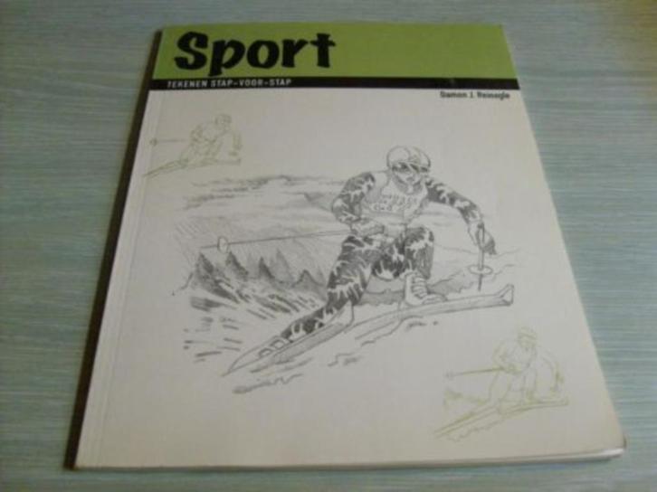 Sport - Tekenen - stap voor stap, Hobby en Vrije tijd, Tekenen, Zo goed als nieuw, Boek of Gids, Verzenden