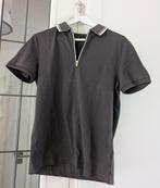 Sportieve heren polo grijs met rits maat L, Ophalen of Verzenden, Nieuw, Maat 52/54 (L), Grijs