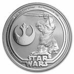 2025 Niue - Star Wars - Luke Skywalker - 1 oz silver, Ophalen of Verzenden, Losse munt, Zilver