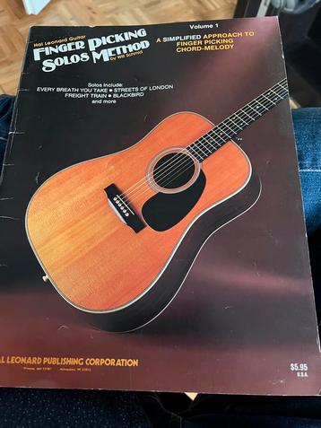 Finger picking solos method by Will Schmid beschikbaar voor biedingen