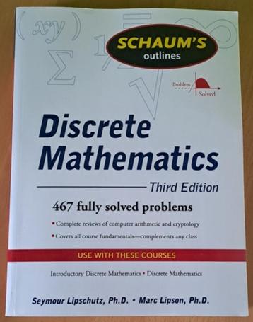 Discrete Mathematics – Third Edition – Schaum’s outlines beschikbaar voor biedingen