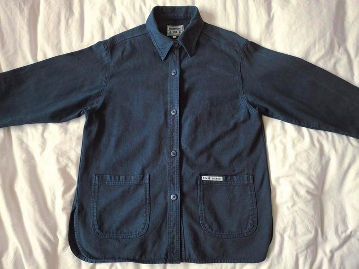 Tempête de Mer, Donkerblauw Overshirt, Shacket, Maat L, Kleding | Heren, Overhemden, Zo goed als nieuw, Halswijdte 41/42 (L), Blauw