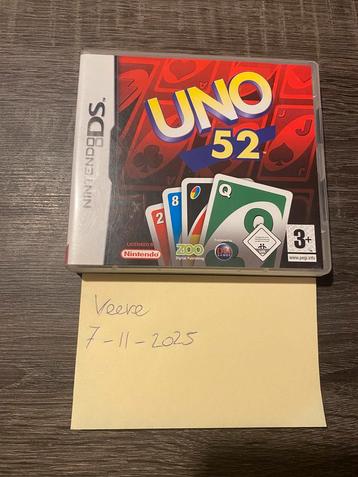 Uno 52 Nintendo DS beschikbaar voor biedingen