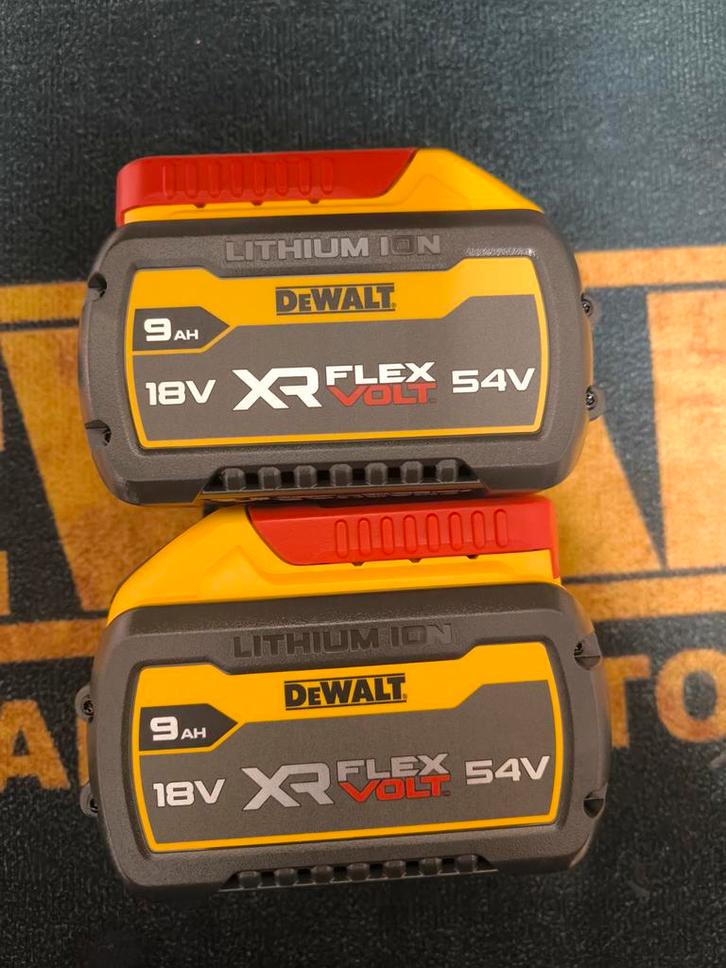 Dewalt DCB547 Flexvolt 9Ah Batterijen - Nieuw, Doe-het-zelf en Verbouw, Gereedschap | Machine-onderdelen en Toebehoren, Nieuw