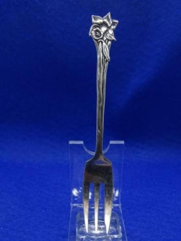 Gero vorkje: narcis Bloemen vorkje gebakvork  beschikbaar voor biedingen