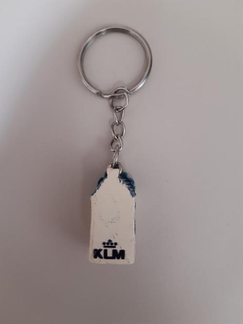 klm huisje als sleutelhanger, tiny klm house, maat 2,5x1 cm, Verzamelen, Luchtvaart en Vliegtuigspotten, Nieuw, Overige typen