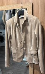 beige velours blazer Helena Hart, Kleding | Dames, Beige, Ophalen of Verzenden, Zo goed als nieuw, Jasje