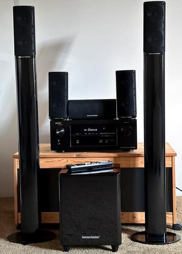 Denon AVR-X2000 Receiver + Harman Kardon 5.1 Surround Set beschikbaar voor biedingen