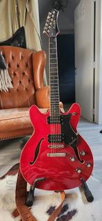 Hagstrom Viking II Cherry Red - Uitstekende Staat!, Ophalen, Zo goed als nieuw, Semi-solid body, Overige merken