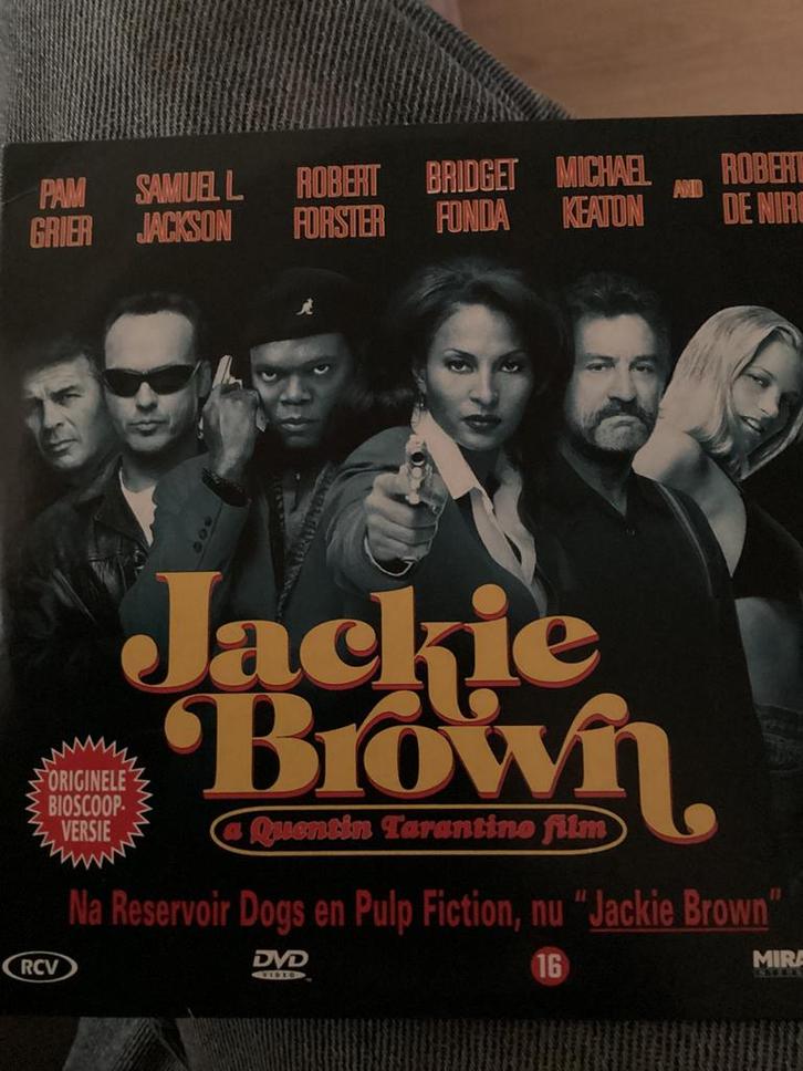 DVD Jackie Brown(bioscoop versie), Cd's en Dvd's, Dvd's | Actie, Zo goed als nieuw, Actie, Vanaf 16 jaar, Ophalen of Verzenden