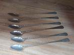 Set van 6 zilveren antieke  cocktaillepels, Antiek en Kunst, Ophalen of Verzenden