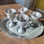 schaaltje met 4 eierdopjes, Ophalen of Verzenden