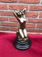 knielend naakt, brons en marmer, erotica, Antiek en Kunst, Ophalen of Verzenden