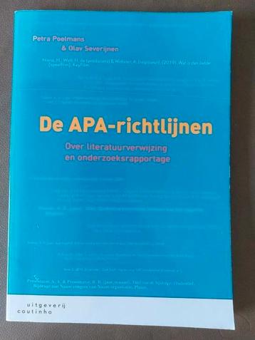 Petra Poelmans - De APA-richtlijnen beschikbaar voor biedingen