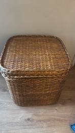 Birma rieten opbergmand, Ophalen, Gebruikt, Rechthoekig, Riet