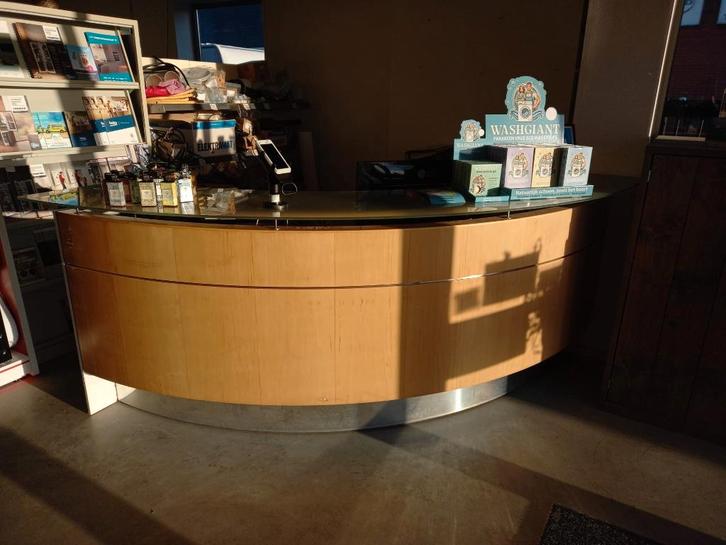 (winkel) balie / bureau, Huis en Inrichting, Bureaus, Gebruikt, Bureau, Ophalen