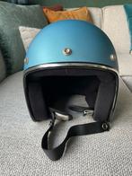 Motor helm brommer helm ICE blauw, Fietsen en Brommers, Brommerhelmen, Ophalen of Verzenden, Zo goed als nieuw, Medium