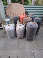 Lege gasfles, lege gasflessen, Ophalen, Gebruikt