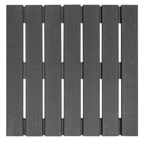 60 vlonder tegels 50 x 50 cm Composiet Elephant antraciet, Tuin en Terras, Tegels en Klinkers, Nieuw, Terrastegels, Composiet