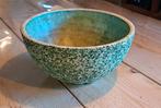 Vintage berkenbast bloempot, Gebruikt, Rond, Ophalen of Verzenden, Minder dan 25 cm