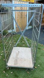 rolcontainer transportkar demonteerbaar, Doe-het-zelf en Verbouw, Transportwagens, 100 liter of meer, Ophalen, Zo goed als nieuw
