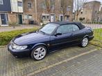 Saab 9-3 2.0 I Cabrio 1998 Blauw, Auto's, Saab, Voorwielaandrijving, 65 €/maand, 1340 kg, 4 cilinders
