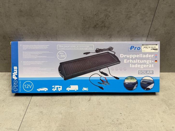 ProPlus Druppellader Solar - NIEUW - C1323, Caravans en Kamperen, Kampeeraccessoires, Nieuw, Ophalen of Verzenden