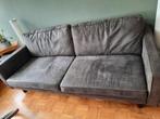 te koop aangeboden grijze bank, Huis en Inrichting, Ophalen, Zo goed als nieuw, 75 tot 100 cm