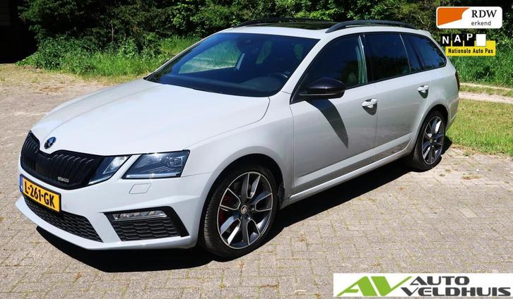 Skoda Octavia Combi 2.0 TSI RS 245 Business VRS PANO-DAK/TRE, Auto's, Skoda, Bedrijf, Te koop, Octavia, ABS, Achteruitrijcamera