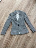 Zwart/Wit Geruite Blazer H&M Mt. 34/Xs, H&M, Ophalen of Verzenden, Maat 34 (XS) of kleiner, Jasje