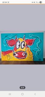 Rick Triest - Koe, Antiek en Kunst, Kunst | Schilderijen | Modern, Ophalen of Verzenden