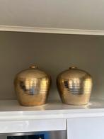Gouden Countryfield vazen - Nieuw in doos!, Overige materialen, Geel, Nieuw, Ophalen of Verzenden