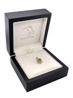 Vintage 14 K Gouden Entourage Hangertje Smaragd / Diamant, Ophalen, Overige voorstellingen, -, Zo goed als nieuw