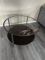 Glazen tafel TE KOOP, Huis en Inrichting, Tafels | Salontafels, Zo goed als nieuw, Minder dan 50 cm, Rechthoekig, 50 tot 100 cm