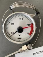 Temperatuurklok Ø80mm - frituur bakwand / Smitto visbak oven, Ophalen of Verzenden, Nieuw