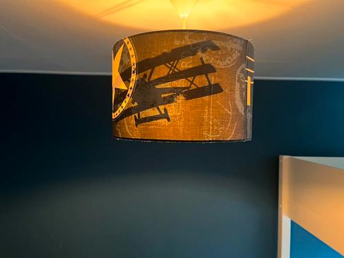 Little dutch lamp blauw vliegtuig silhouet, Kinderen en Baby's, Kinderkamer | Inrichting en Decoratie, Zo goed als nieuw, Lamp