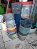 75 stekpotjes samen 1,50, Tuin en Terras, Bloempotten, Ophalen, Zo goed als nieuw