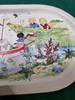 dienblad blik dieren en kinderen, Ophalen of Verzenden, 'T Olde Gre-j, Info@toldegrej.nl, Endepoelstraat 20f Didam