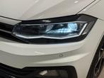Volkswagen Polo 1.0 TSI R-Line 2019 LED CRUISE CAR-PLAY BLUE, Voorwielaandrijving, Gebruikt, 95 pk, Wit