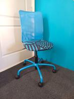 Bureau stoel blauw of roze ikea, Ophalen, Gebruikt, Blauw, Bureaustoel