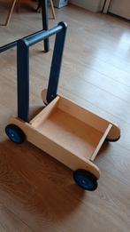Van Dijk Toys Houten Loopwagen, Kinderen en Baby's, Ophalen, Gebruikt, Overige typen, Met wieltjes