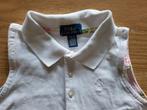 RALPH LAUREN POLO witte singlet lieve details, Ophalen of Verzenden, Zo goed als nieuw, Jongen, Shirt of Longsleeve