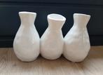 3 vaasjes aan elkaar. Tulpenvaas. Tulpenvaasje, Huis en Inrichting, Woonaccessoires | Vazen, Wit, Aardewerk of Porselein, Ophalen of Verzenden