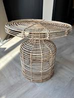 Rotan Bijzettafel - van House doctor, Overige materialen, Minder dan 55 cm, Rond, Zo goed als nieuw