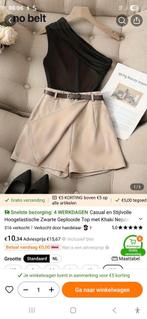 Een korte broekje met een kleine rokje er aan, Ophalen, Nieuw, Zwart