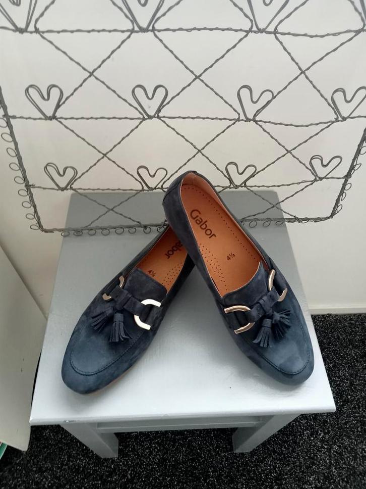 Gabor " loafers/instappers maat 37,5 ", Kleding | Dames, Schoenen, Zo goed als nieuw, Instappers, Blauw, Ophalen of Verzenden