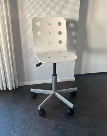 (Kinder)Bureaustoel Ikea Jules wit beschikbaar voor biedingen